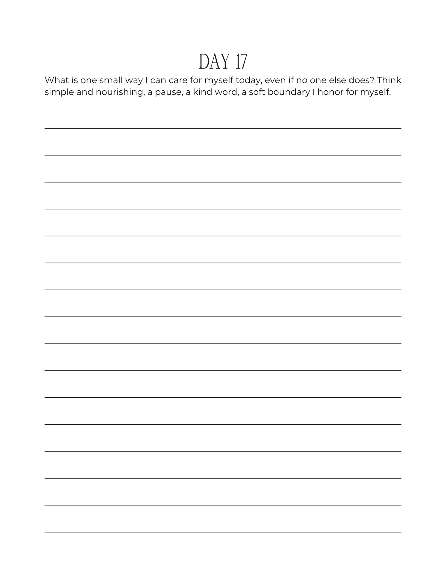 The Love You Deserve: 30-Day Guided Self-Love Journal for Women (Digital Download)