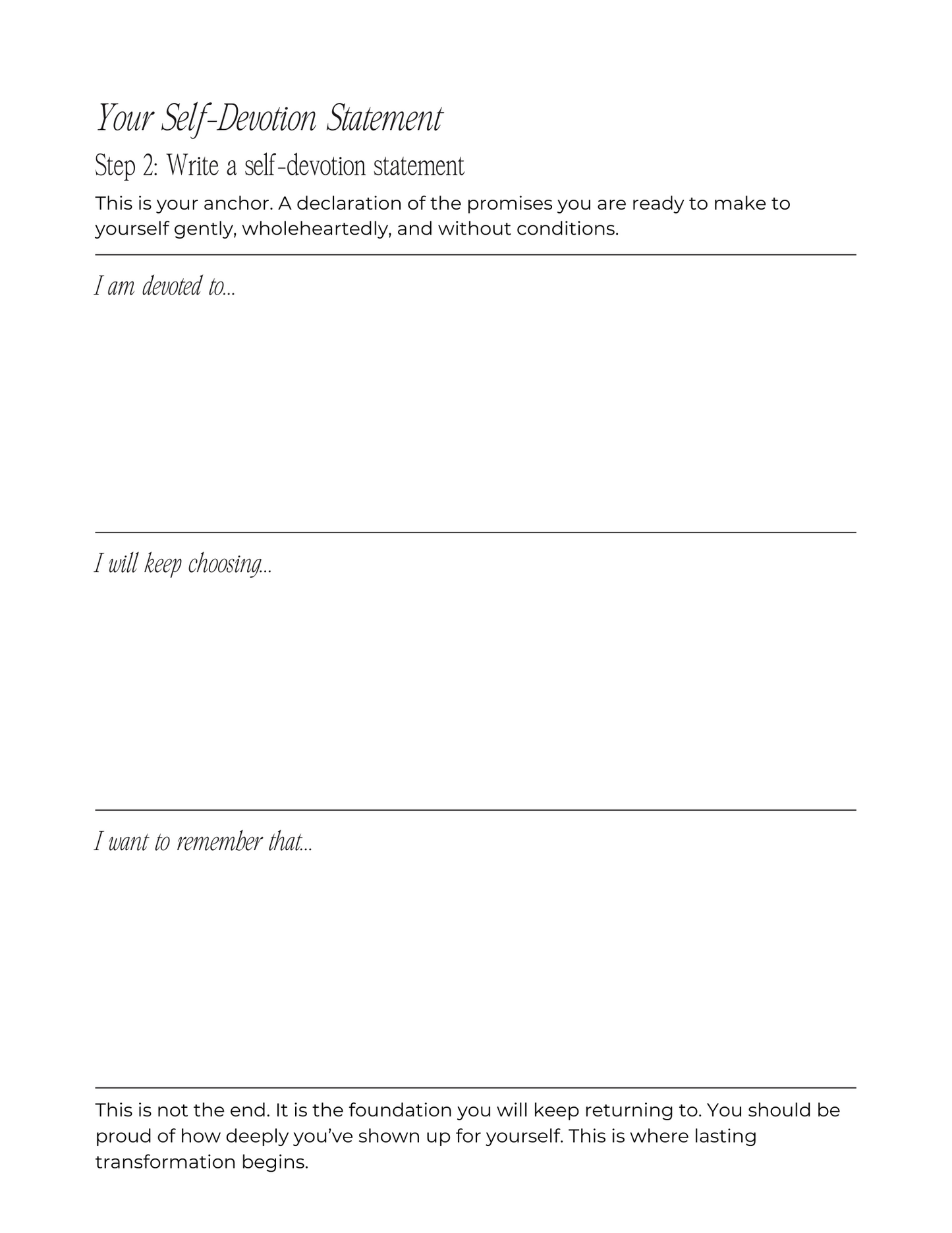 The Love You Deserve: 30-Day Guided Self-Love Journal for Women (Digital Download)